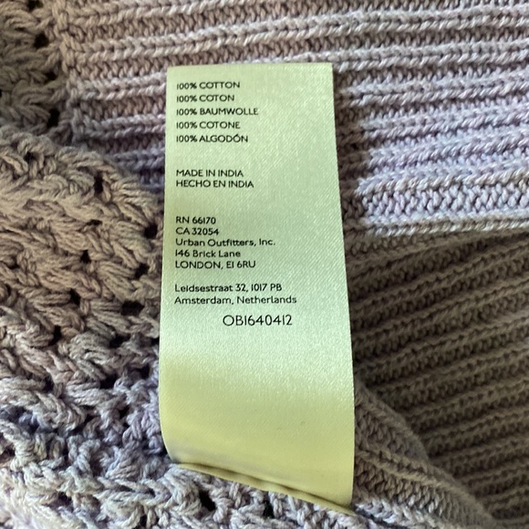 NEW Free People Alicia Ombre Open Crochet Cardigan Size Medium - Picture 9 of 9